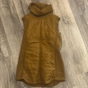 Prana Tan Quilted Vest